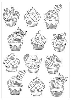 Detail Mewarnai Gambar Cupcake Nomer 45