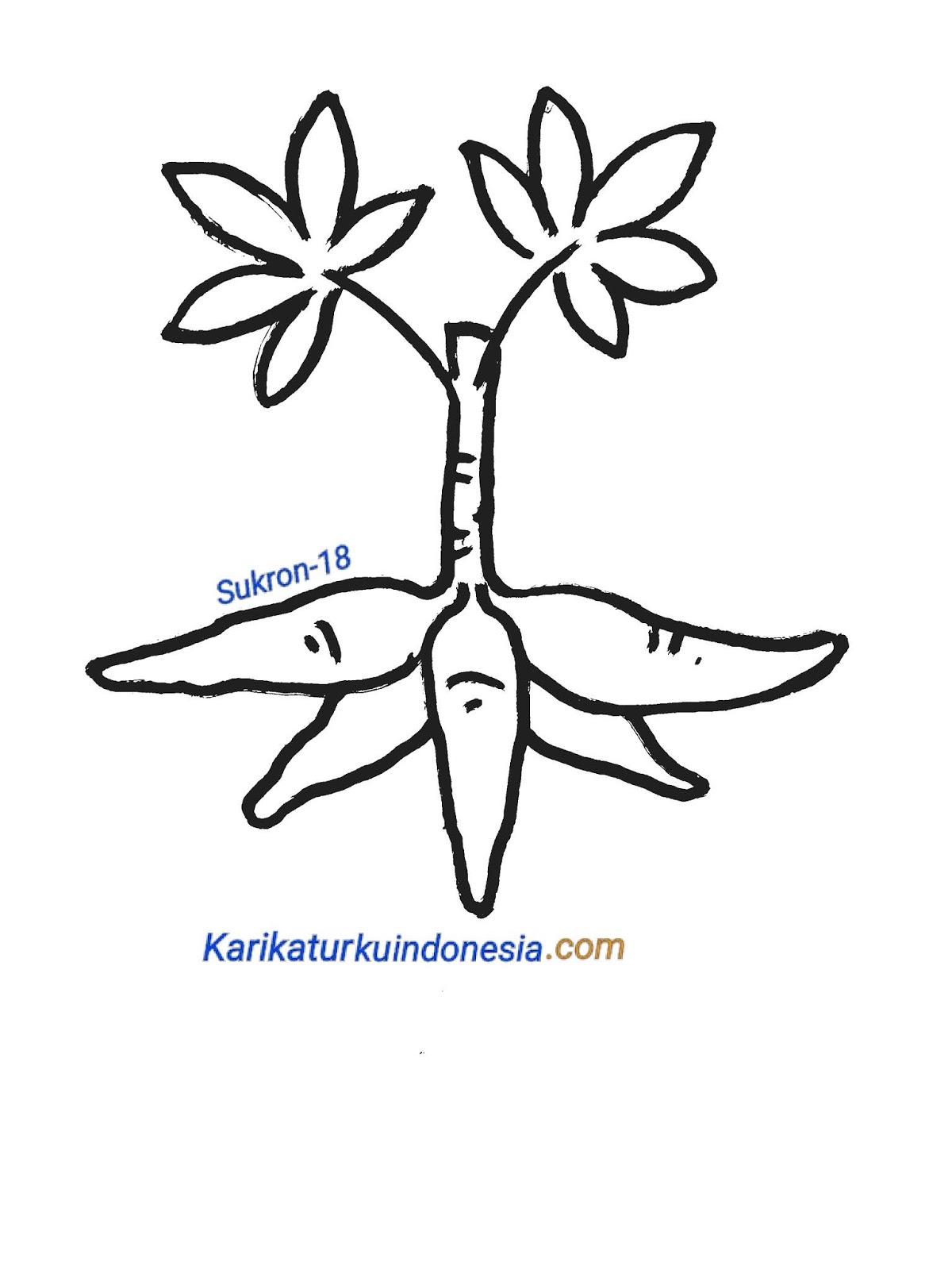 Detail Mewarnai Gambar Daun Singkong Nomer 6