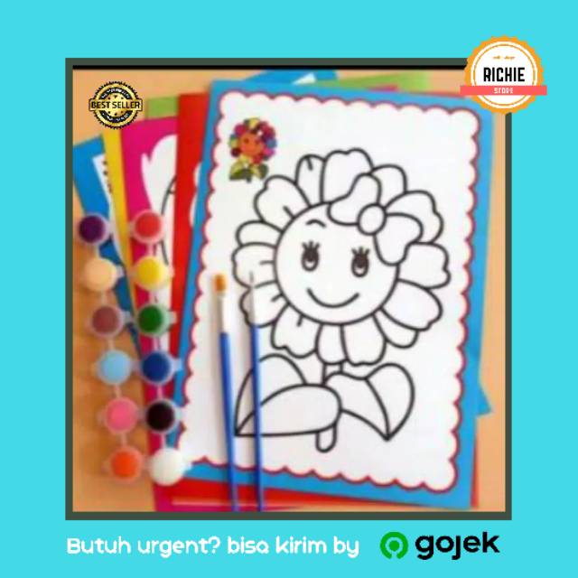 Detail Mewarnai Gambar Dengan Cat Air Nomer 16