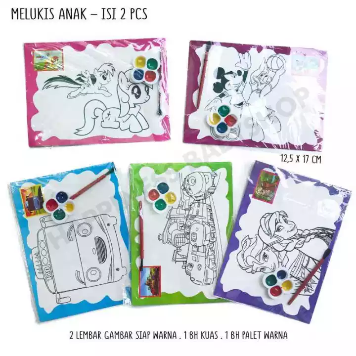 Detail Mewarnai Gambar Dengan Cat Air Nomer 24
