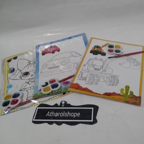 Detail Mewarnai Gambar Dengan Cat Air Nomer 40
