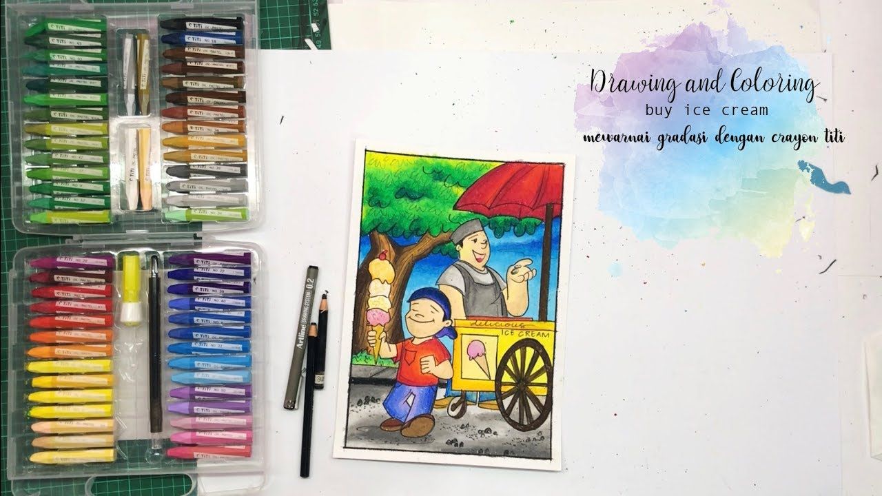 Detail Mewarnai Gambar Dengan Crayon Nomer 21