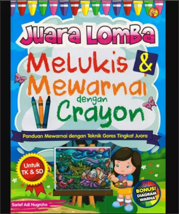 Detail Mewarnai Gambar Dengan Crayon Nomer 37