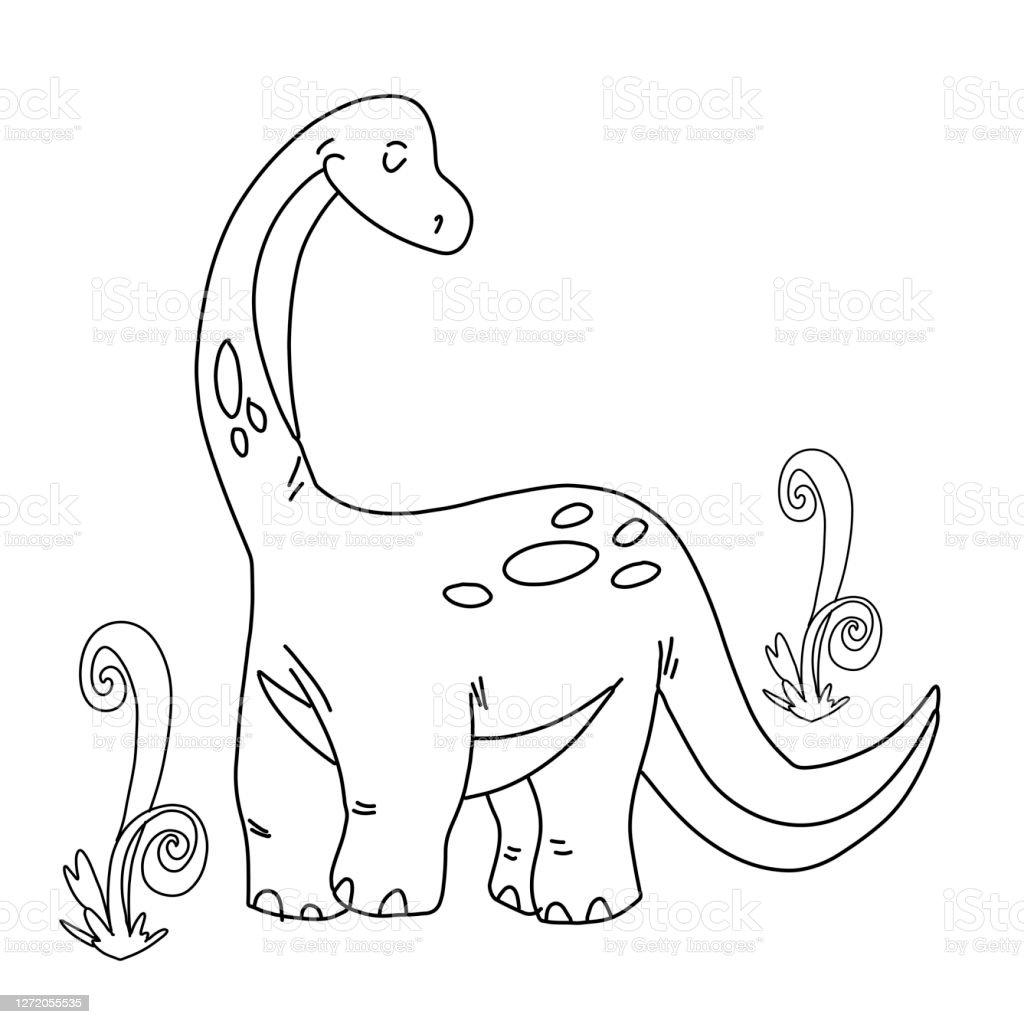 Detail Mewarnai Gambar Dinosaurus Kartun Nomer 15
