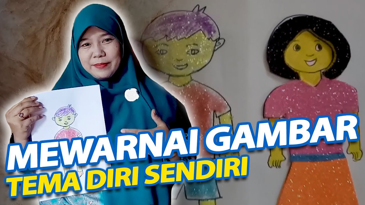 Detail Mewarnai Gambar Diri Sendiri Nomer 13