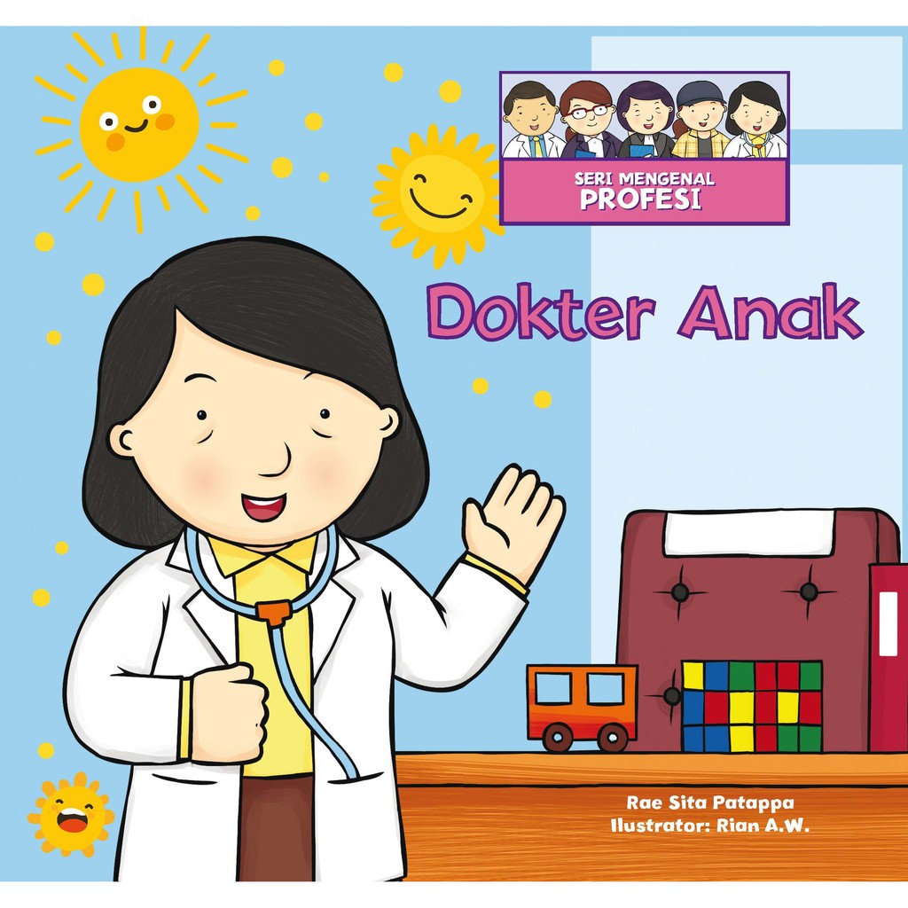 Detail Mewarnai Gambar Dokter Untuk Anak Tk Nomer 16