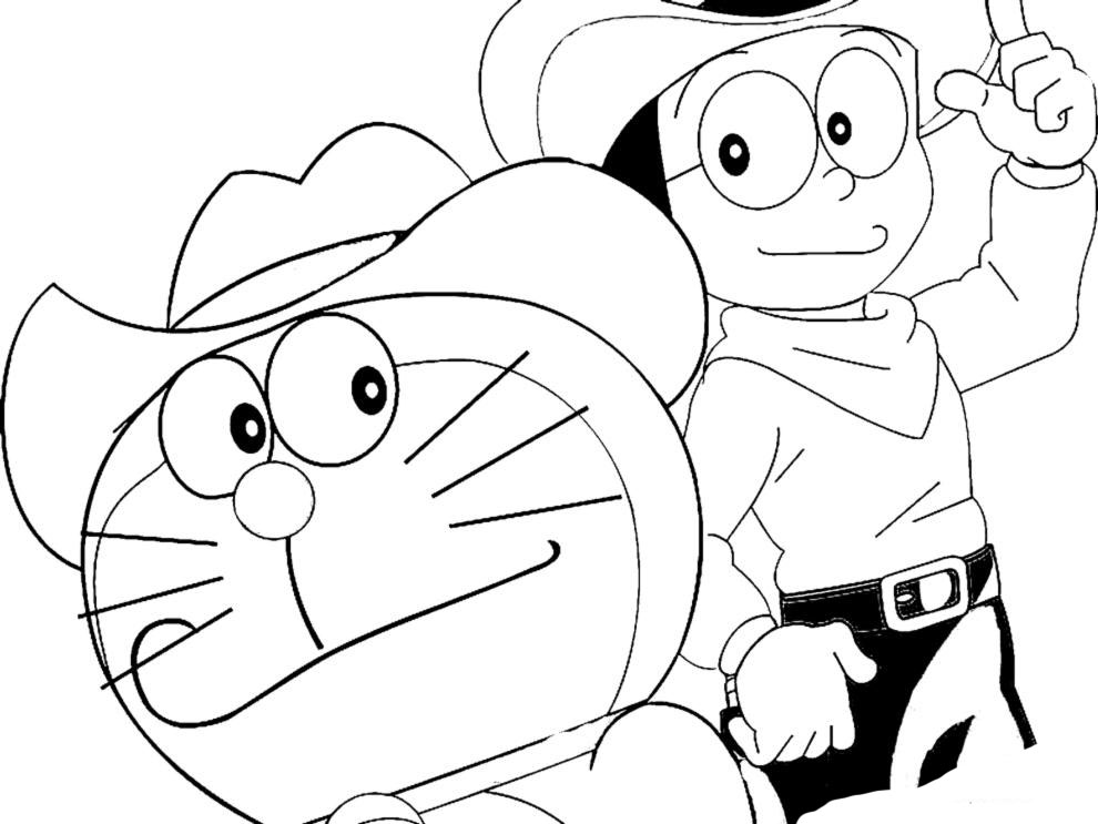Detail Mewarnai Gambar Doraemon Dan Nobita Nomer 13
