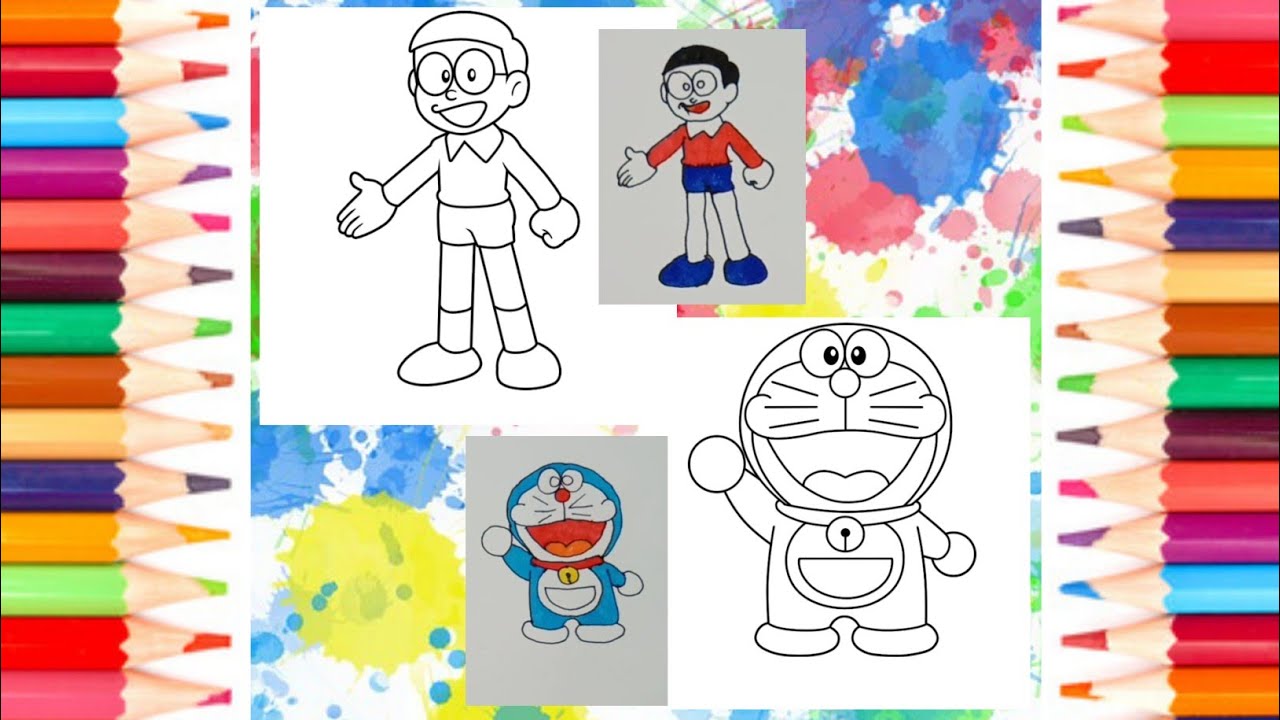 Detail Mewarnai Gambar Doraemon Dan Nobita Nomer 40