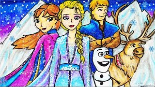 Detail Mewarnai Gambar Frozen 2 Nomer 25