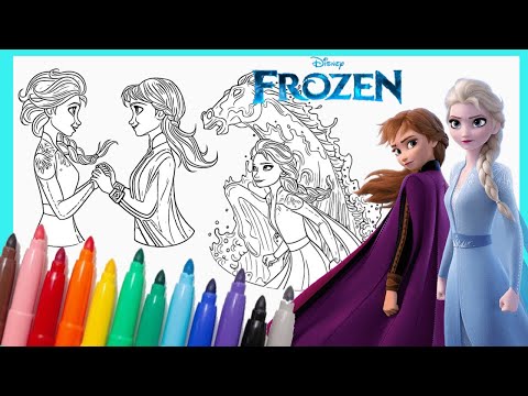 Detail Mewarnai Gambar Frozen 2 Nomer 28