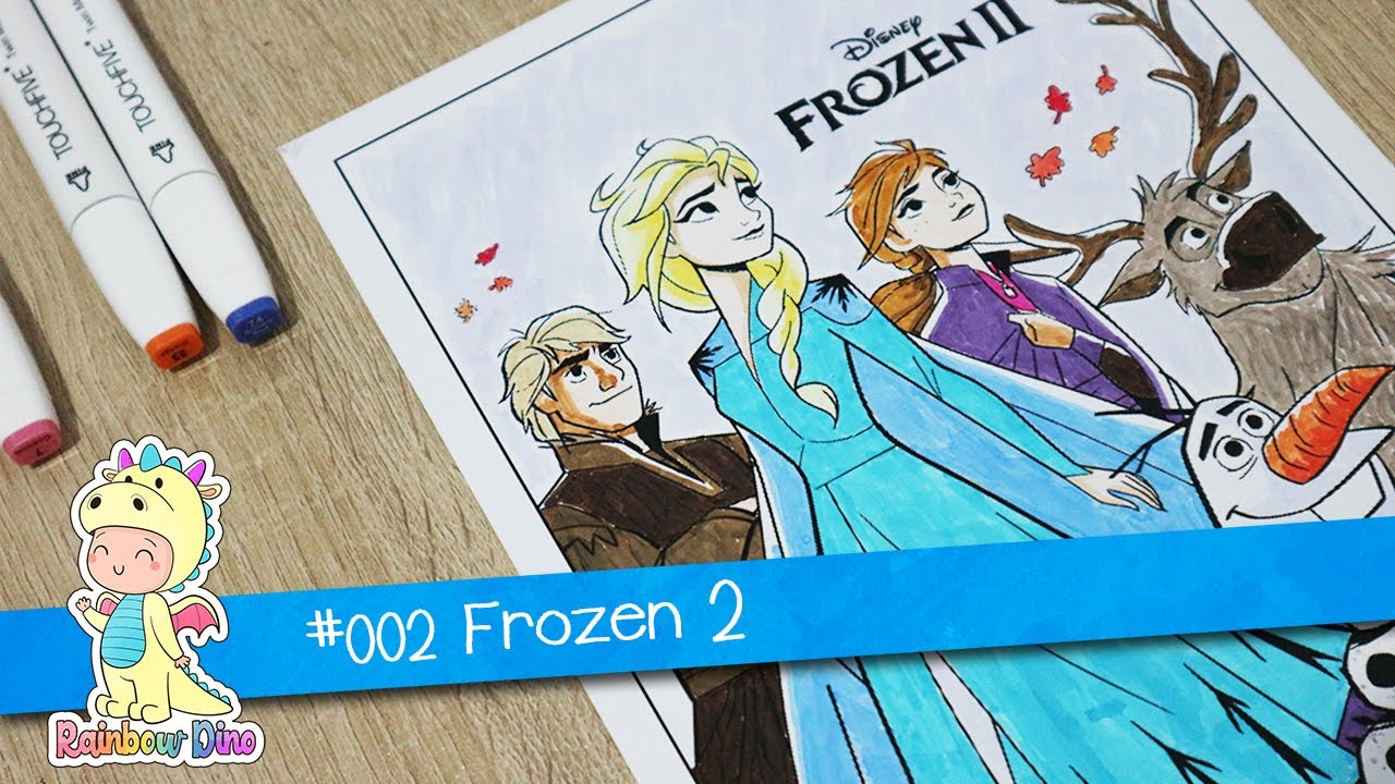Detail Mewarnai Gambar Frozen 2 Nomer 40
