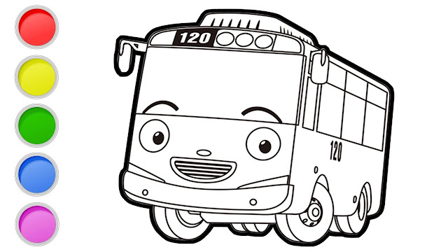 Detail Mewarnai Gambar Gani Little Bus Nomer 54