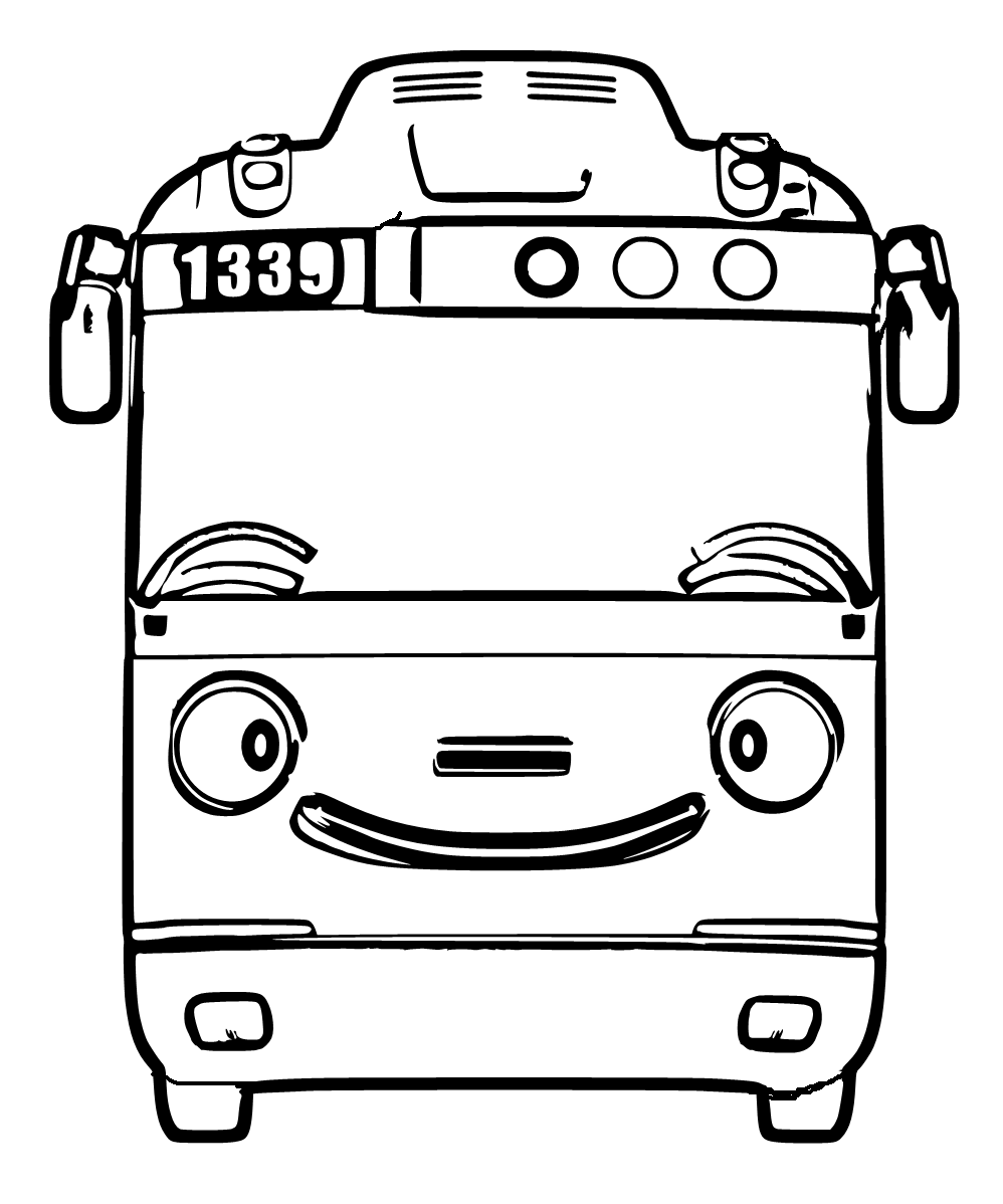 Detail Mewarnai Gambar Gani Little Bus Nomer 8