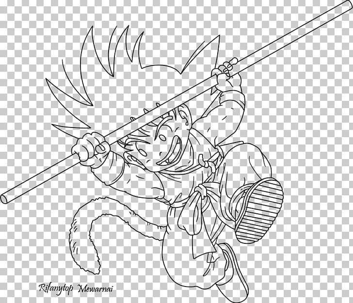 Detail Mewarnai Gambar Goku Nomer 33