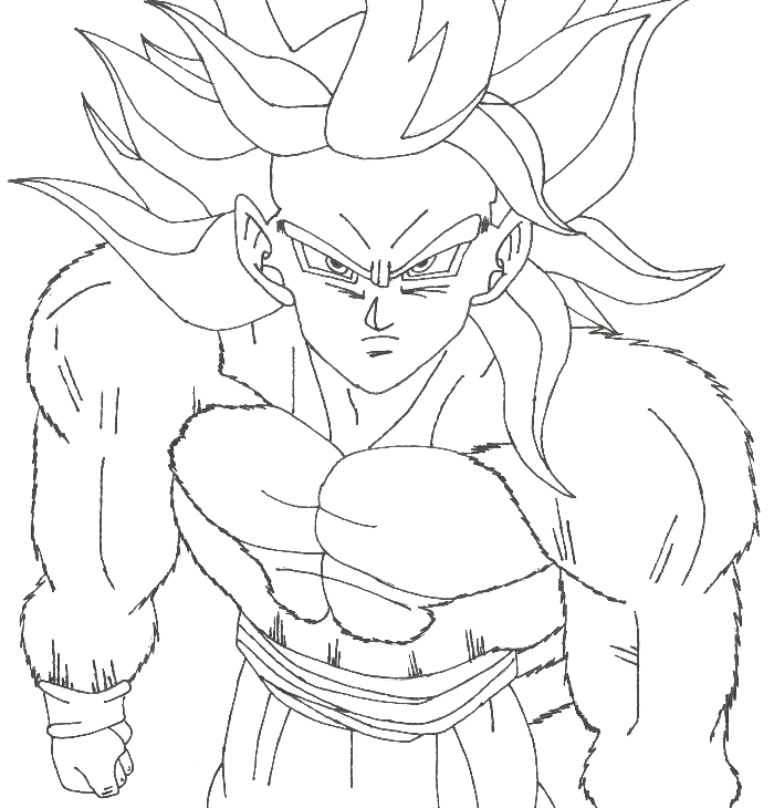 Detail Mewarnai Gambar Goku Nomer 5