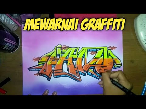 Detail Mewarnai Gambar Grafiti Nomer 6