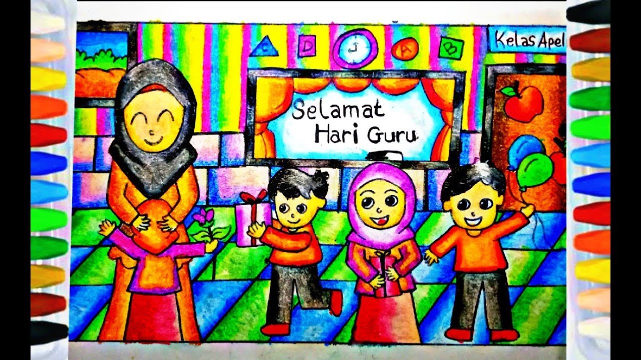 Download Mewarnai Gambar Guru Nomer 51