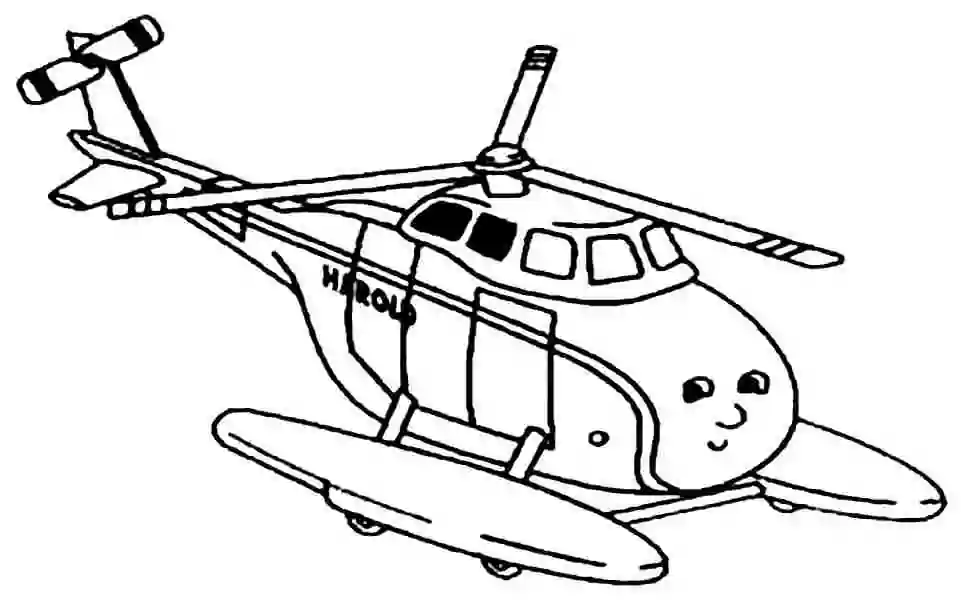 Detail Mewarnai Gambar Helikopter Nomer 29