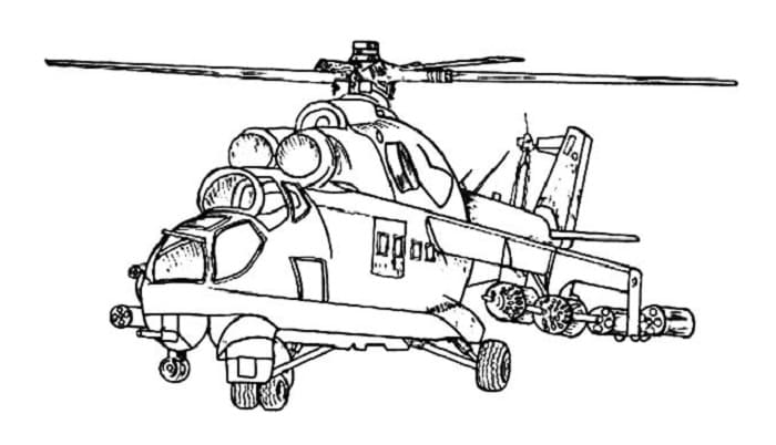 Detail Mewarnai Gambar Helikopter Nomer 48