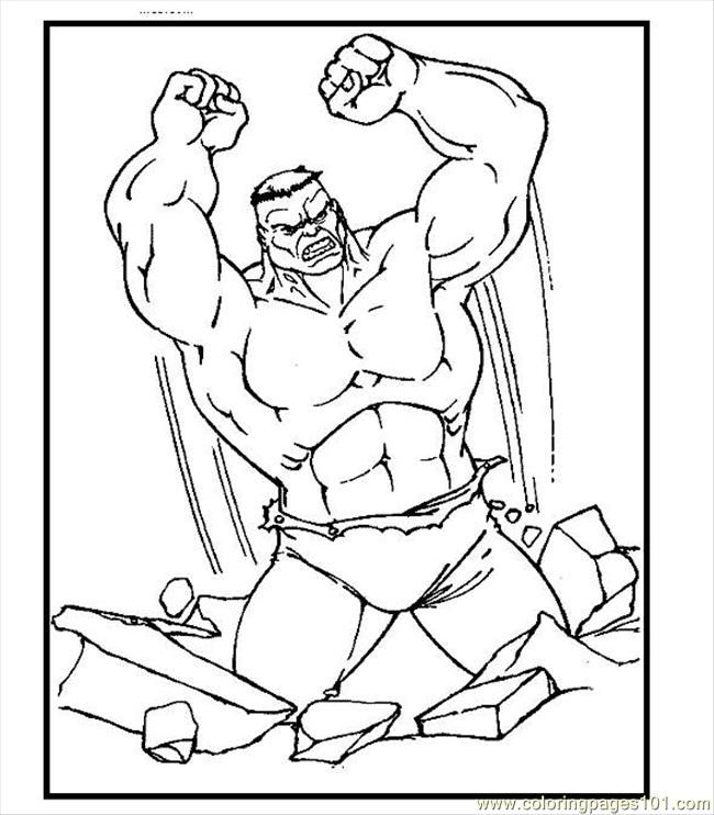 Detail Mewarnai Gambar Hulk Nomer 17