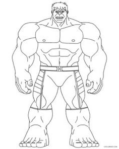 Detail Mewarnai Gambar Hulk Nomer 6