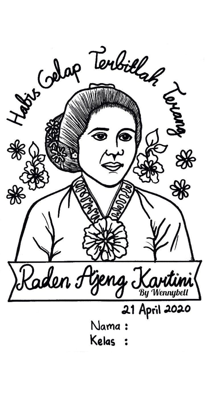 Detail Mewarnai Gambar Ibu Kartini Nomer 12