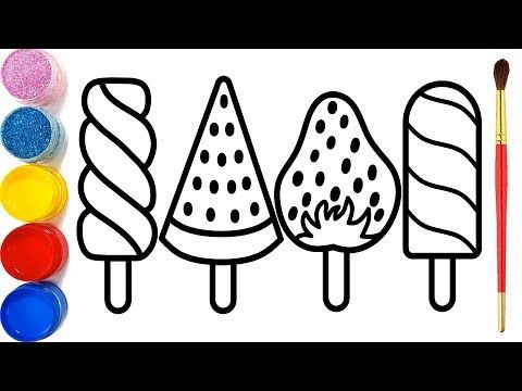 Mewarnai Gambar Ice Cream - KibrisPDR