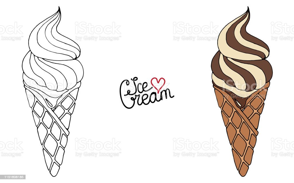 Detail Mewarnai Gambar Ice Cream Nomer 54