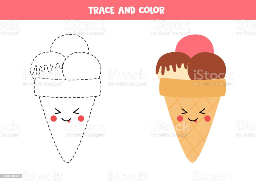 Detail Mewarnai Gambar Ice Cream Nomer 56