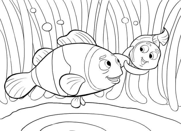 Detail Mewarnai Gambar Ikan Nemo Nomer 55