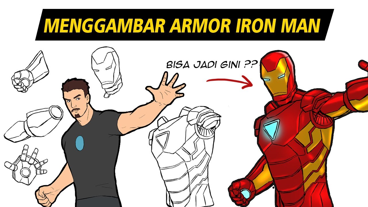 Detail Mewarnai Gambar Iron Man Nomer 50
