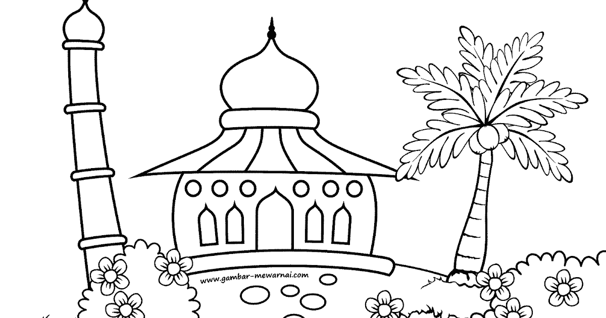 Detail Mewarnai Gambar Islami Nomer 25