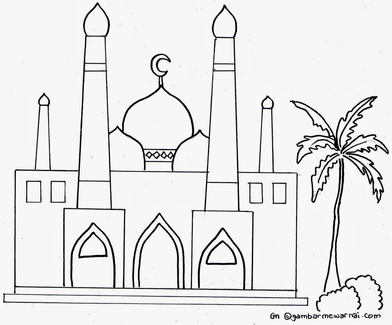 Detail Mewarnai Gambar Islami Nomer 38