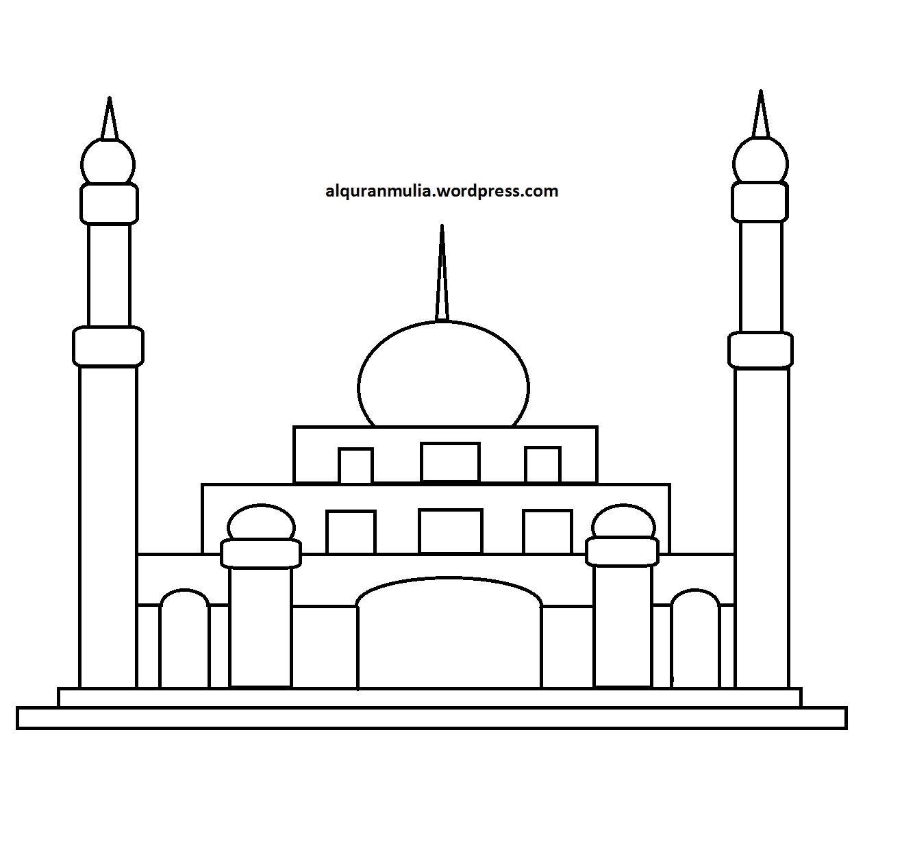 Detail Mewarnai Gambar Islami Nomer 44