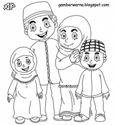 Detail Mewarnai Gambar Islami Untuk Anak Nomer 19