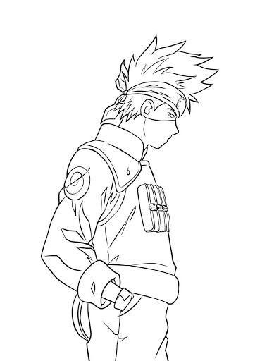 Detail Mewarnai Gambar Kakashi Nomer 12