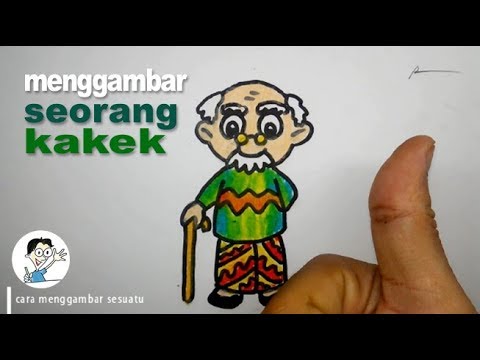 Detail Mewarnai Gambar Kakek Dan Nenek Nomer 29