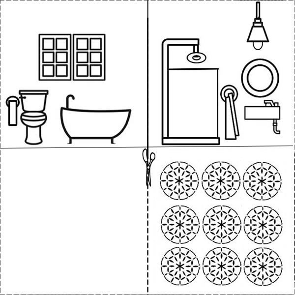 Detail Mewarnai Gambar Kamar Mandi Nomer 37