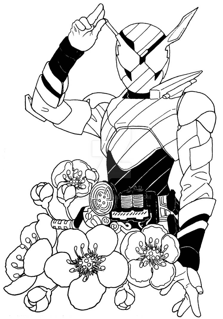 Detail Mewarnai Gambar Kamen Rider Nomer 21