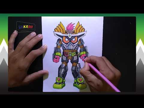 Detail Mewarnai Gambar Kamen Rider Nomer 54