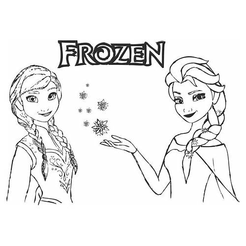 Detail Mewarnai Gambar Kartun Frozen Nomer 23