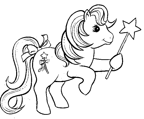 Detail Mewarnai Gambar Kartun Litle Pony Nomer 17