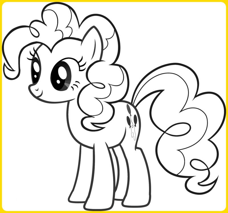 Detail Mewarnai Gambar Kartun Litle Pony Nomer 24