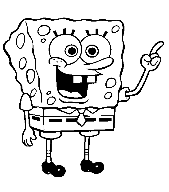 Detail Mewarnai Gambar Kartun Spongebob Nomer 20