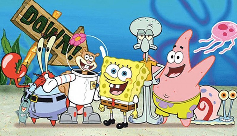 Detail Mewarnai Gambar Kartun Spongebob Nomer 24