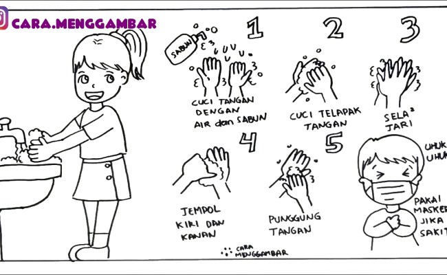 Detail Mewarnai Gambar Kebersihan Nomer 48