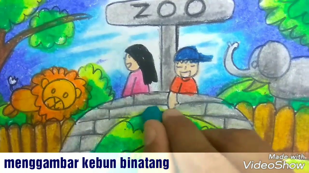 Detail Mewarnai Gambar Kebun Binatang Nomer 22