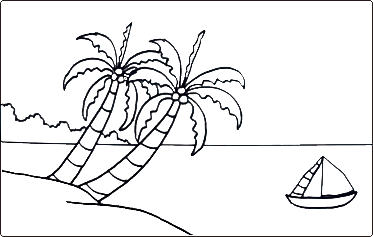 Detail Mewarnai Gambar Kelapa Nomer 15