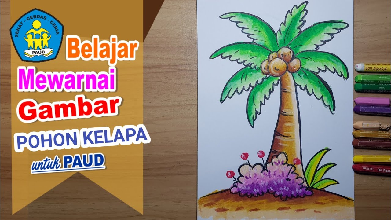 Detail Mewarnai Gambar Kelapa Nomer 19