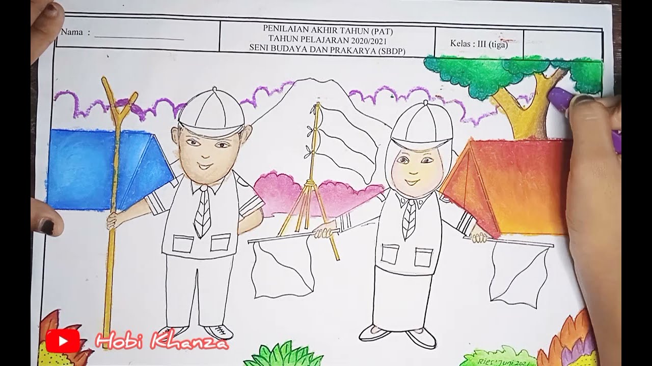 Detail Mewarnai Gambar Kelas 3 Nomer 52